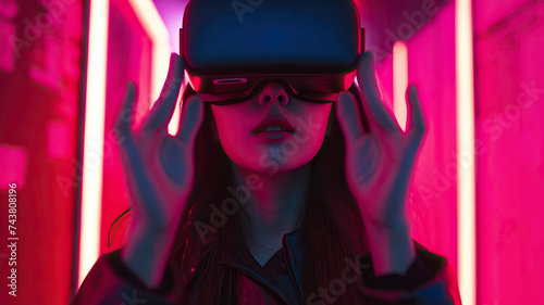 Virtual Reality Extortionists: Criminals using immersive virtual reality environments to blackmail victims by simulating harmful or embarrassing scenarios photo