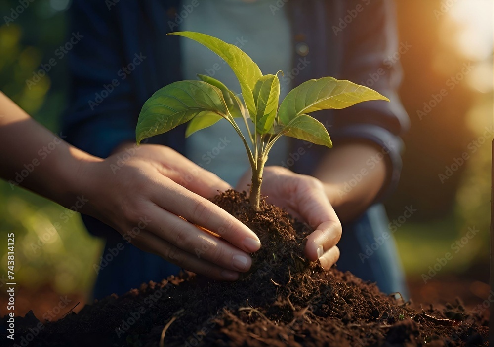 Saving world natural environment and sustainable ecosystem with tree ...