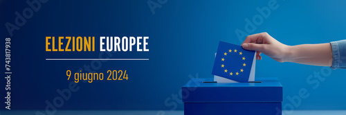Motivo delle elezioni del Parlamento europeo del 2024 photo