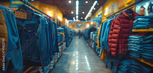 clothing brand store background © Hamsyfr