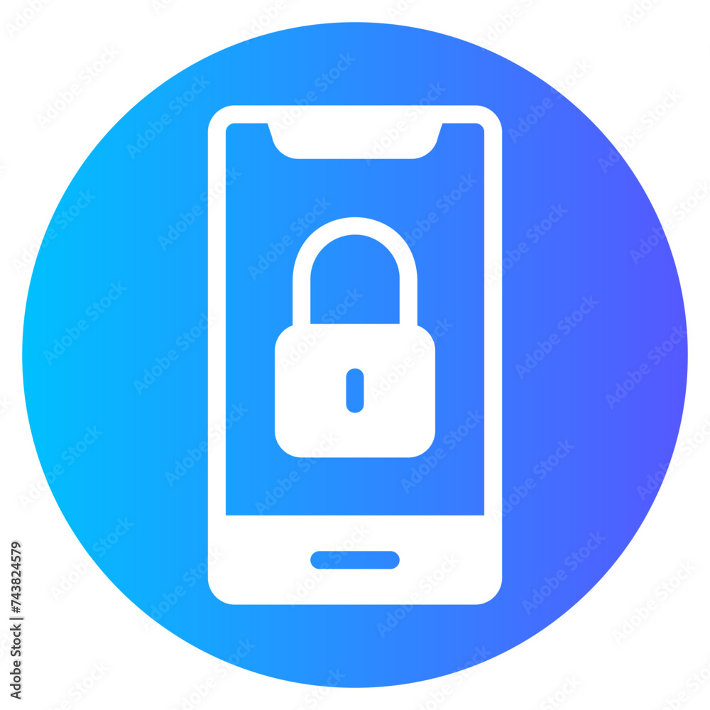 smartphone gradient icon smartphone gradient icon