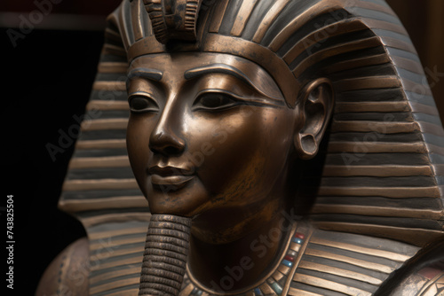  Egyptian Pharaoh Sculpture - Generative AI