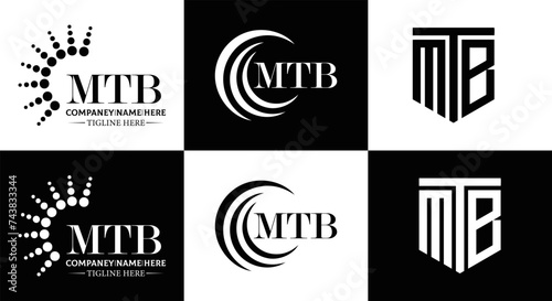 MTB logo. M T B design. White MTB letter. MTB, M T B letter logo design. Initial letter MTB linked circle uppercase monogram logo. M T B letter logo vector design. top logo, Most Recent, Featured,
