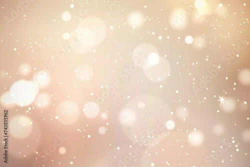 Elegant beige bokeh background with copy space for advertising.