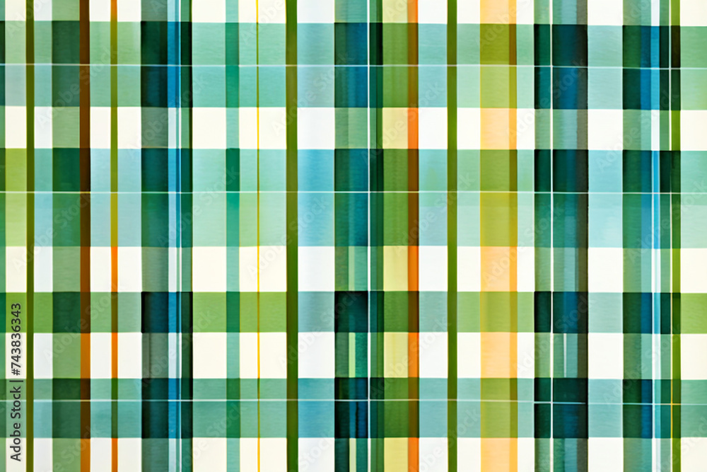 An abstract watercolor plaid paint. Generative AI (생성형 AI)
