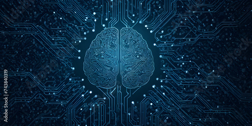 electronic brain circuit board