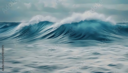 Majestic Ocean Wave in Motion