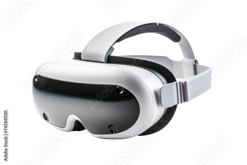 Innovative VR Glasses Cutout on Transparent Background