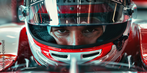 determined confident took racer