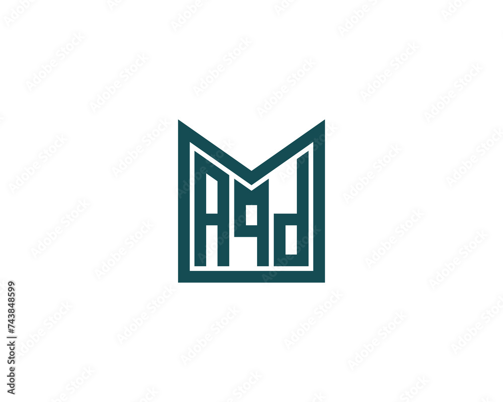 AQD logo design vector template AQD logo design vector template