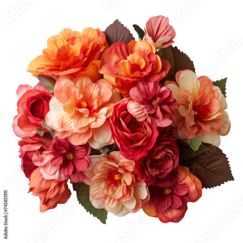 Flower - Pumpkin Orange .. tone. Begonia: Deep thoughts and individuality.
