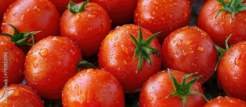 Ripe, round tomatoes © Emin