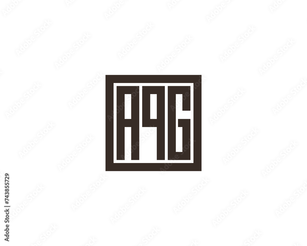 AQG Logo design vector template AQG Logo design vector template