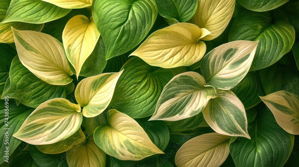 Close-up of fresh green leaves, isolated Close-up of fresh green leaves, isolated