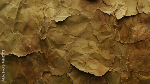 Brown paper texture background. Generative AI.