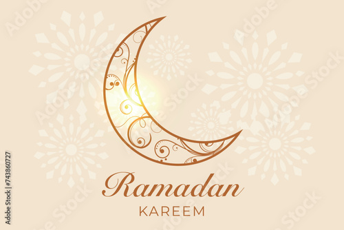 Ramadan, Eid al-Fitr, Islamic new year mosque background greeting card