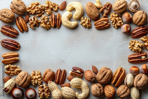 mixed nuts day greeting card professional advertising food photography