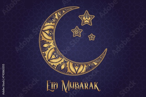 Ramadan, Eid al-Fitr, Islamic new year mosque background greeting card