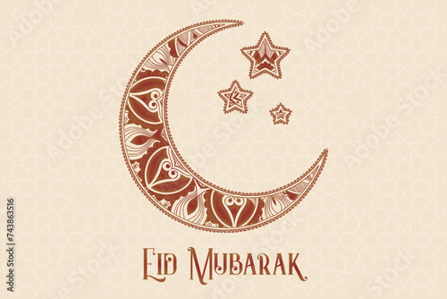 Ramadan, Eid al-Fitr, Islamic new year mosque background greeting card