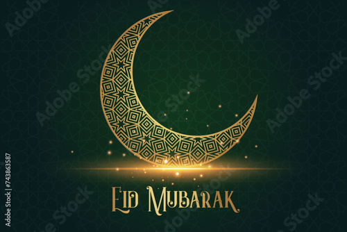 Ramadan, Eid al-Fitr, Islamic new year mosque background greeting card