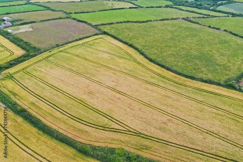 Endless fields of farmland