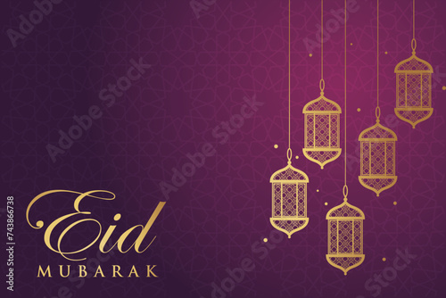 Ramadan, Eid al-Fitr, Islamic new year mosque background greeting card