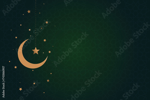 Ramadan, Eid al-Fitr, Islamic new year mosque background greeting card