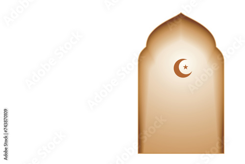 Ramadan, Eid al-Fitr, Islamic new year mosque background greeting card