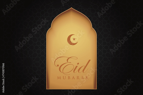 Ramadan, Eid al-Fitr, Islamic new year mosque background greeting card