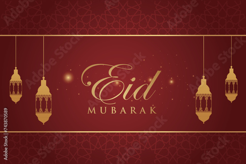 Ramadan, Eid al-Fitr, Islamic new year mosque background greeting card