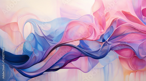 Fluid Acrylics Dance Across the Canvas, Weaving a Vibrant Narrative in Every Splash.