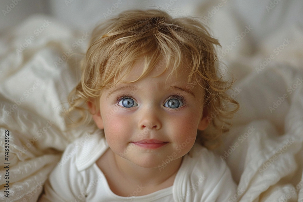 Portrait of a smiling little child Portrait of a smiling little child