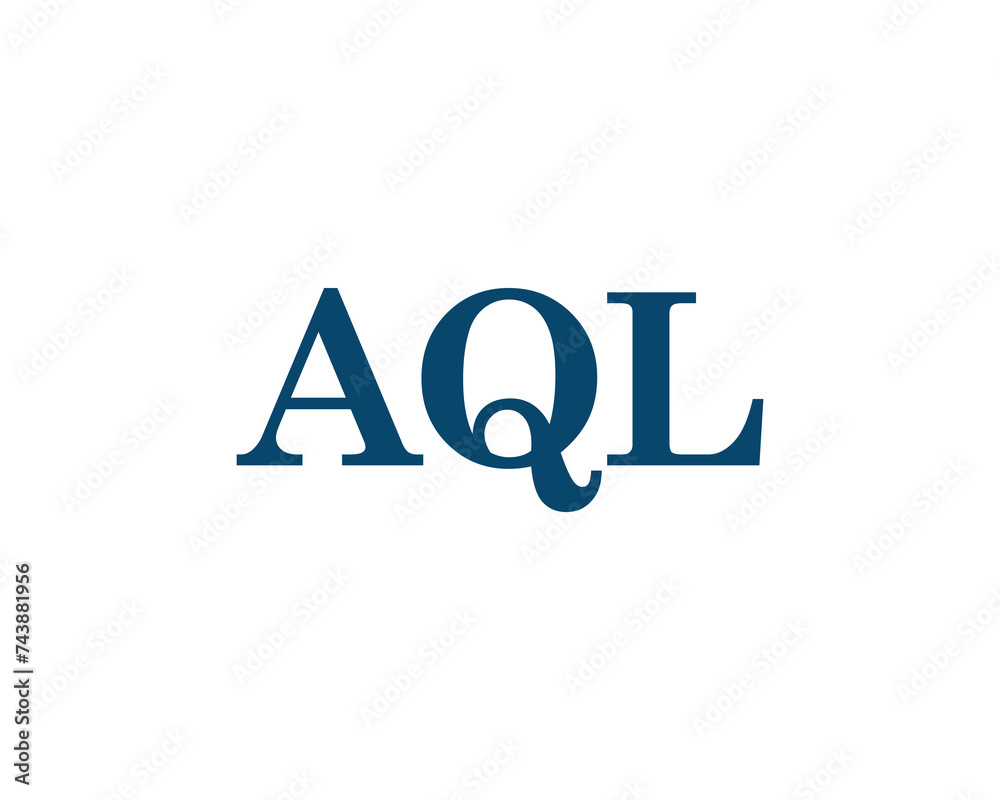 AQL logo design vector template AQL logo design vector template