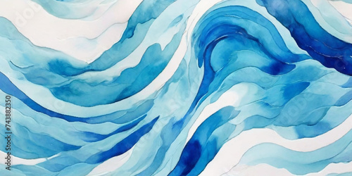Abstract vector ocean wave soft blue and white background. Water ocean wave white and soft blue aqua, teal texture.