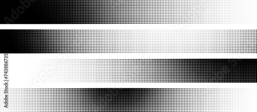 gradient effect with varying dot sizes and densities. design template for backgrounds, prints, and modern artistic compositions