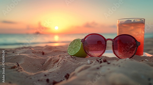 cocktail on the beach © Anisha