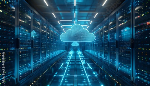 Automated Data Migration Tools for Cloud Adoption, automated data migration tools for cloud adoption with an image showing data migration processes automated through cloud-based tools and platforms, 
