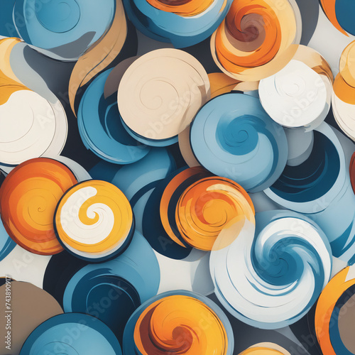 Abstract whirling background, 8k