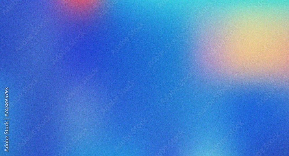 Blue grainy color gradient background light blue noise textured glowing vibrant cover header poster design