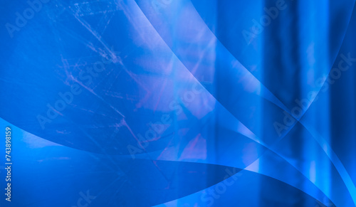 abstract curve Gradient blue tone The design is to be placed in contrast to create a beautiful, dimensional pattern. for wallpapers and backgrounds
