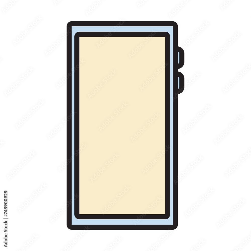 smartphone on transparent background. vector smartphone on transparent background. vector