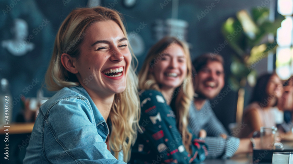 group of people in the office