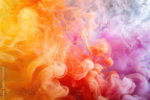 Colorful smoke background abstract background for presentations