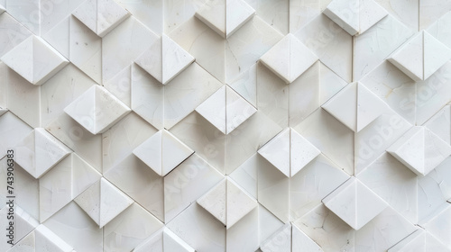 Random geometric rhombus pattern