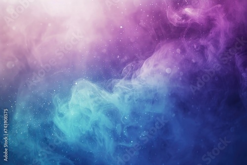 Blue purple green gradient. Soft pastel color gradient. Holographic blurred abstract background.