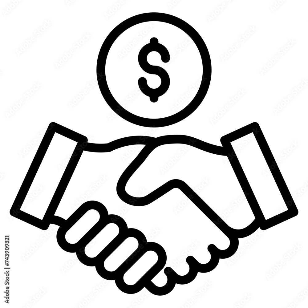 Partnership Fund Icon Element For Design Partnership Fund Icon Element For Design