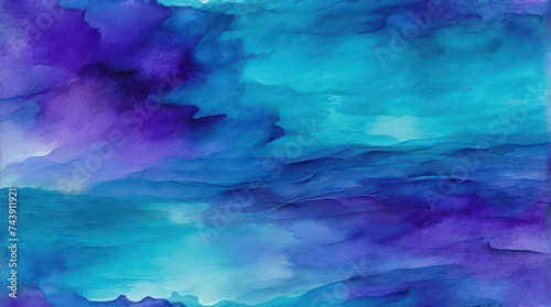 abstract purpleblue sea and misty textured wallpaper background photo