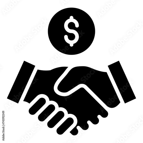 Partnership Fund Icon Element For Design