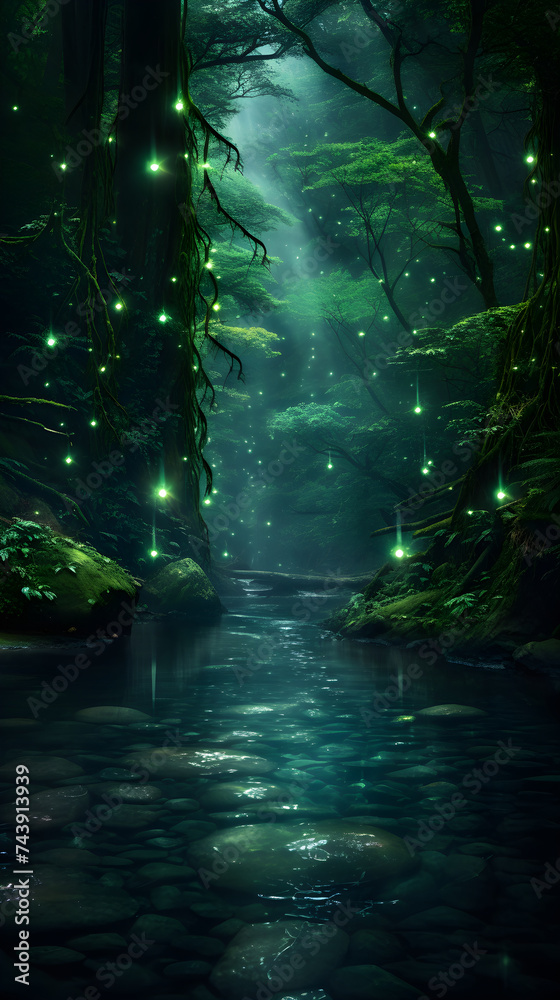 Symphony of the Night: The Luminous Ballet of Glowworms in Their Radiant Habitat