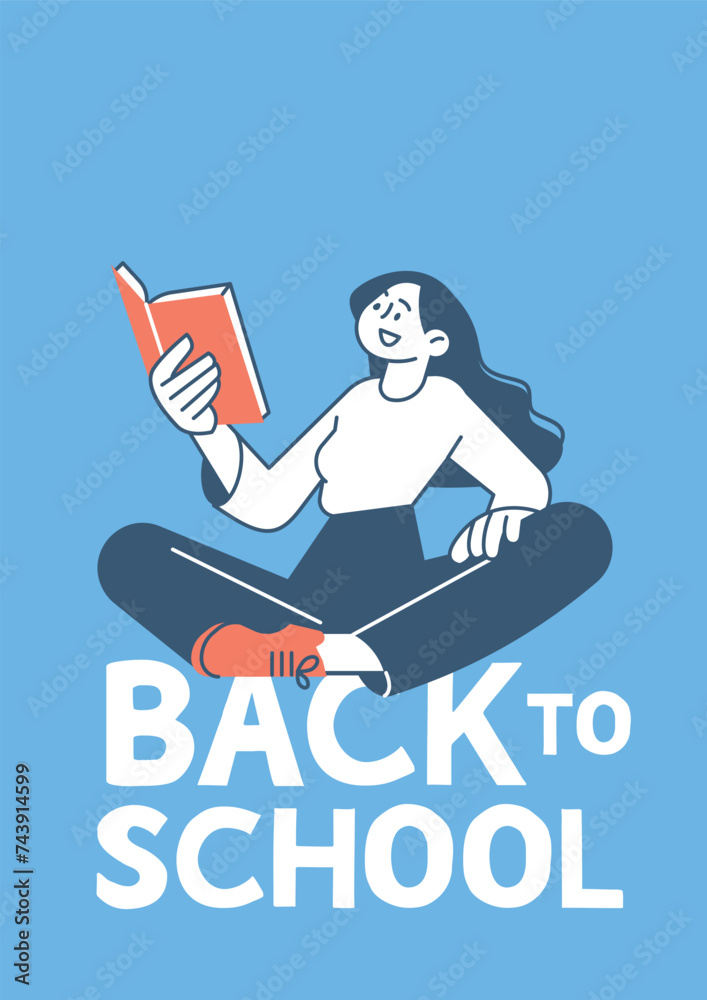 vector image inviting back to school vector image inviting back to school